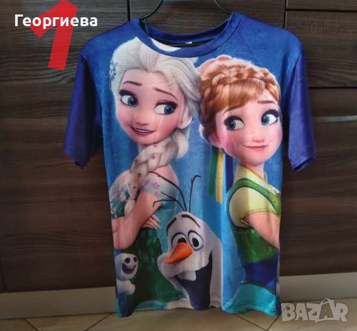 Детски блузи - Frozen и Mario, снимка 2 - Детски Блузи и туники - 29814678