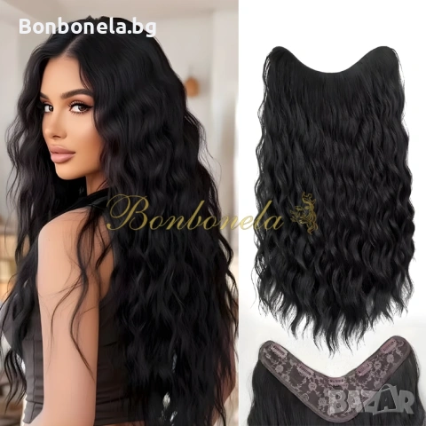 Екстеншън с клипс / Удължение за Коса /треса / треса с клипси , снимка 2 - Аксесоари за коса - 53034501