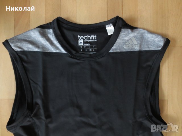Adidas Tech Fit Base Vest, снимка 3 - Тениски - 37353643