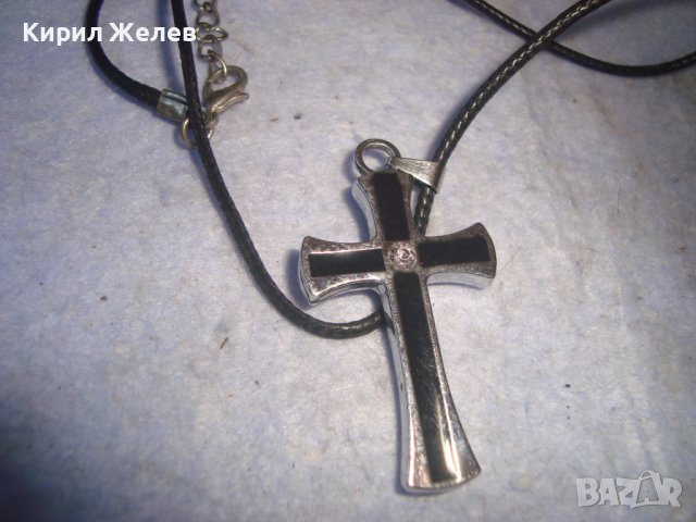 КРАСИВ ФЕШЪН АРТ НАГРЪДЕН КРЪСТ от БЛАГОРОДНА СТОМАНА с ЦИРКОН 46101, снимка 9 - Колиета, медальони, синджири - 36982877
