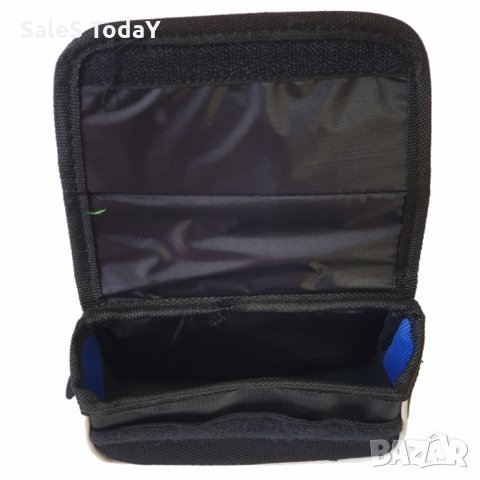 Двойна чанта за велосипед, дисаги за колело, светлоотразителна, черна , снимка 2 - Аксесоари за велосипеди - 32009205