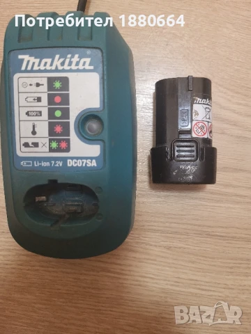 MAKITA 7.2V Li ion, снимка 2 - Винтоверти - 51295073