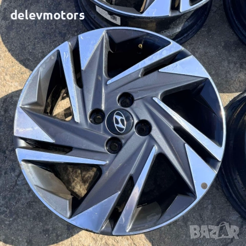 Джанти 5x114.3, 16 цола, 6J, ET50, 52910Q0200R8A със забележки от Hyundai I20 1.0T, двигател G3LE, снимка 5 - Гуми и джанти - 54078892