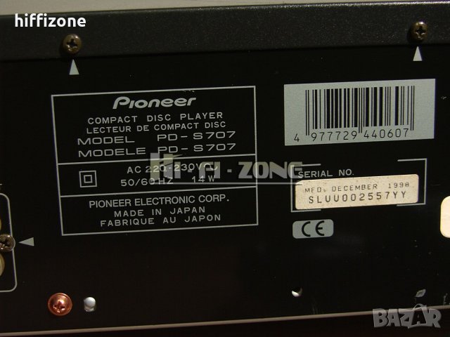 CD PLAYER  Pioneer pd-s707 , снимка 8 - Декове - 42361870