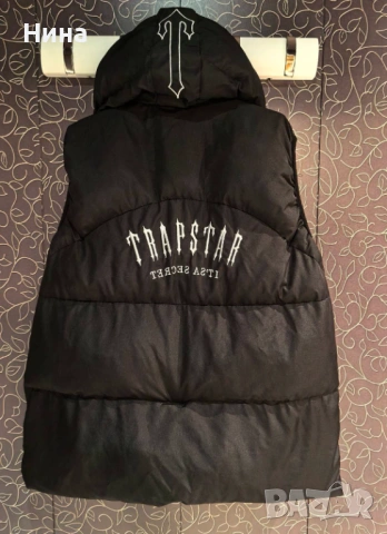 Trapstar черен елек, снимка 2 - Якета - 54250195