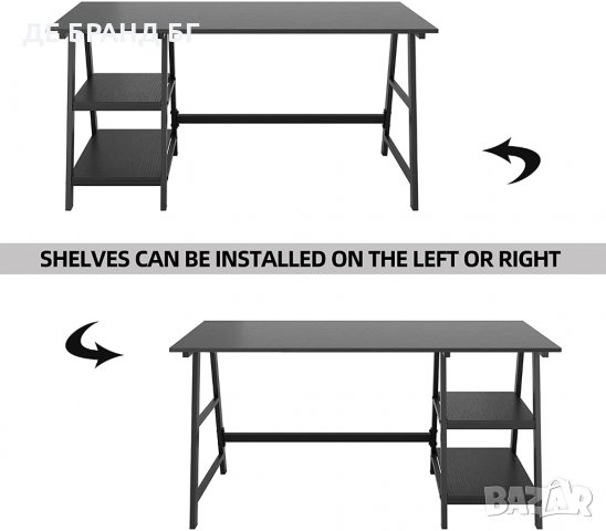 Офис / ученическо / геймърско бюро TPLUS-BK , снимка 2 - Бюра - 35586748