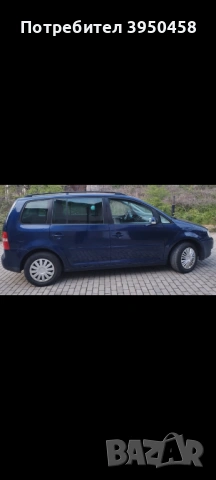 VW Touran 7 местен 6 степенна 2.0TDI 2006г обслужен перфектен мотор и ходова част , снимка 3 - Автомобили и джипове - 54277451