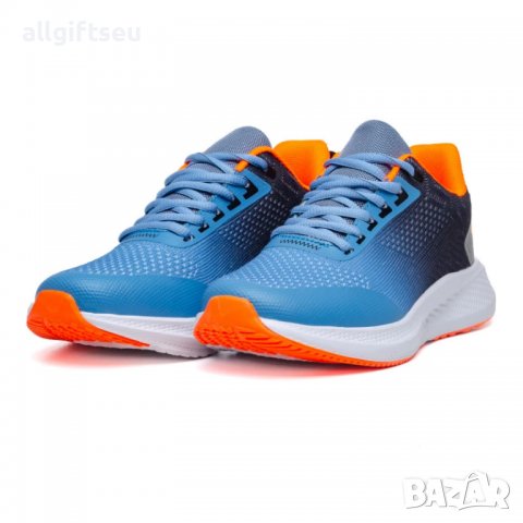 Мъжки маратонки 108017 Blue/orange, снимка 1 - Маратонки - 40118252