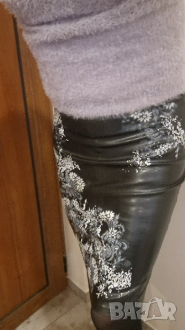 Кожена пола промазка, снимка 2 - Поли - 54045282