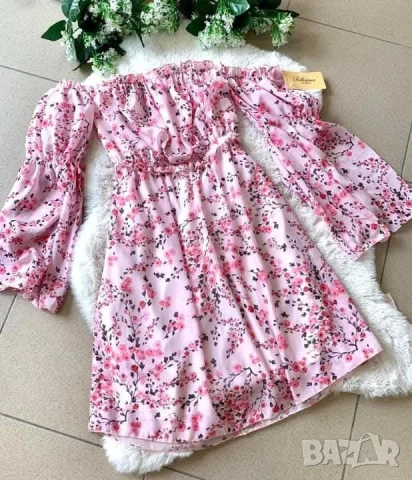 шифонени флорални рокли , снимка 8 - Рокли - 50872192