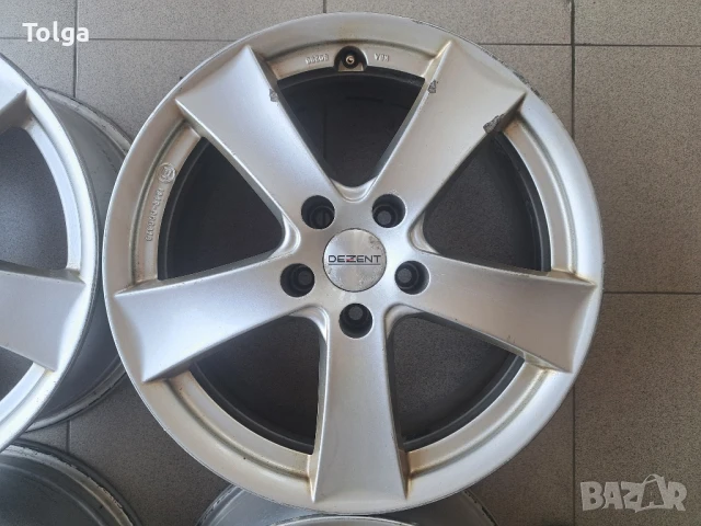 Алуминиеви джанти Dezent 17 5x112, снимка 4 - Гуми и джанти - 50845762