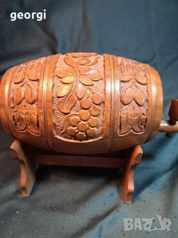 малко буре с дърворезба 30/5