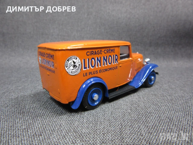 1/43 СТАРА РЕТРО МЕТАЛНА КОЛИЧКА МАЩАБЕН МОДЕЛ CITROEN 500kgs ELIGOR FRANCE, снимка 4 - Колекции - 54119085