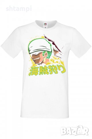Мъжка тениска One Piece Roronoa Zoro 02,Анимация,игра,Празник,Повод,