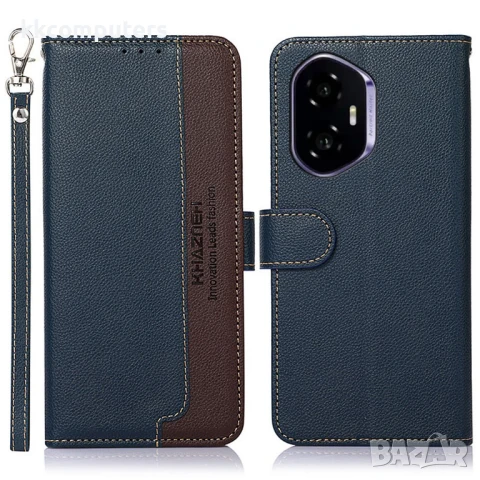 Honor 400 5G Кожен Калъф KHAZNEH с RFID Защита, Портфейл и Протектор Четири Цвята, снимка 3 - Калъфи, кейсове - 50513666