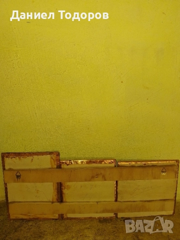 Стара Медна Декоративна Картина , Медно Пано - Котенца , снимка 9 - Картини - 51674292