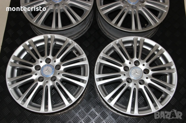 Алуминиеви джанти Mercedes W169 A-Class (2004-2012г.) Mercedes B-Class W245 16 цола 5x112 66.6, снимка 2 - Гуми и джанти - 53932264