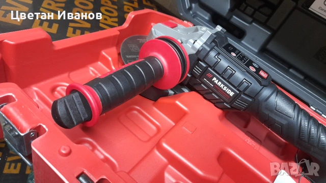 Акумолаторен Ъглошлайф Parkside Performance F6 - 20v, снимка 3 - Ъглошлайфи - 53238925