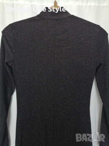 Дълга блестяща дамска рокля по тялото с кристали под бюста р-р M (EU 38), снимка 9 - Рокли - 54157735