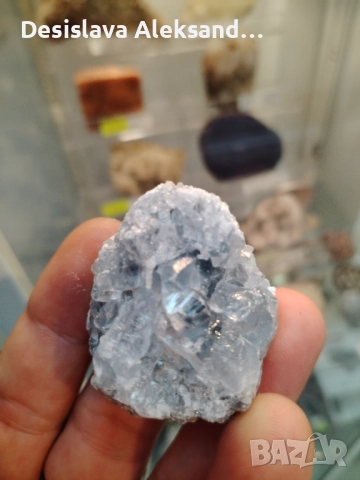 Целестин от Мадагаскар , снимка 2 - Колекции - 51463590