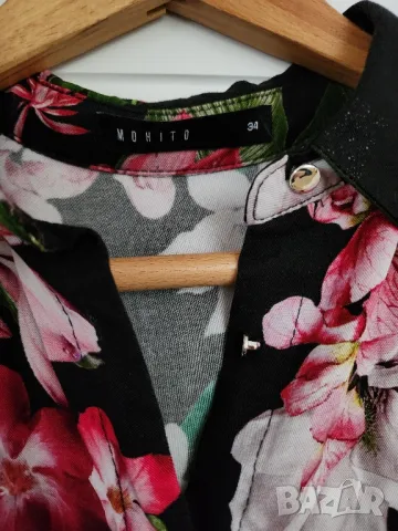 Къса рокля с яка MOHITO, снимка 2 - Рокли - 50420332