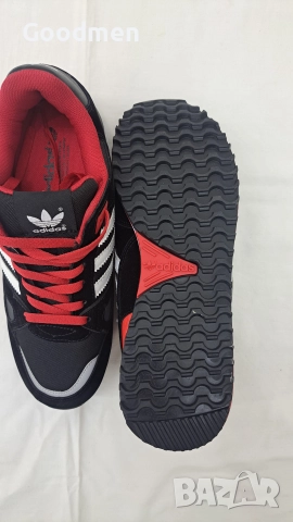 Унисекс обувки Adidas ZX 750, черни и червени, снимка 3 - Маратонки - 52896859