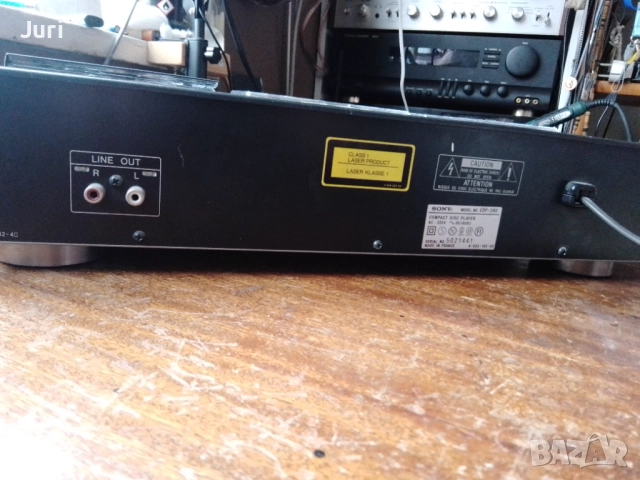 SONY CDP 390 диск плеър, снимка 5 - Декове - 52874419