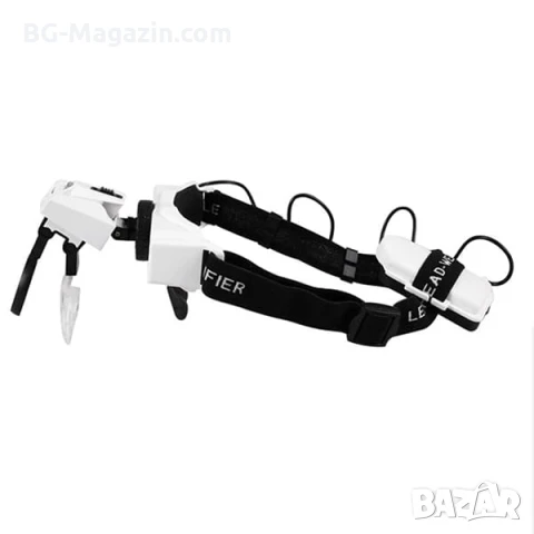 Професионална мощна увеличителна лупа за глава с LED осветление за часовникари бижутери око лед , снимка 13 - Други инструменти - 50921196