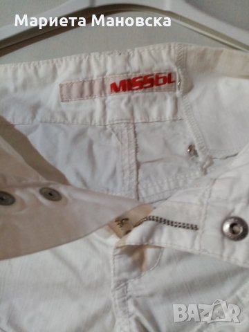 Miss Sixty оригинален къс бял панталон, днес 9.90 лв, снимка 6 - Панталони - 29677371