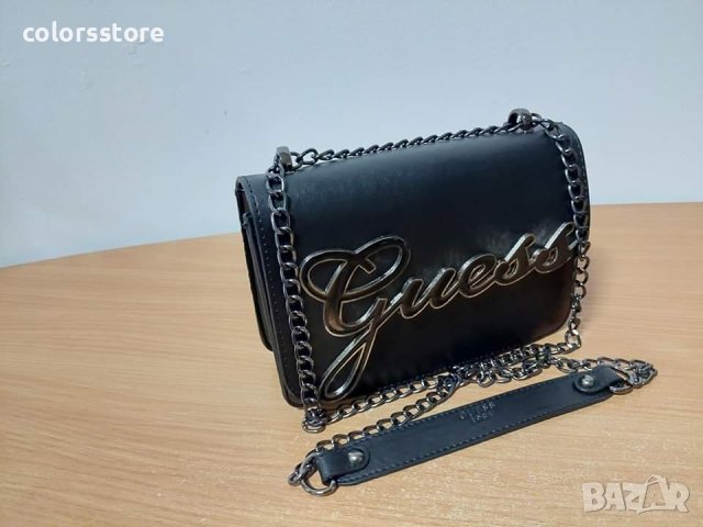 Луксозна Черна чанта Guess/SG-E79, снимка 3 - Чанти - 42902981