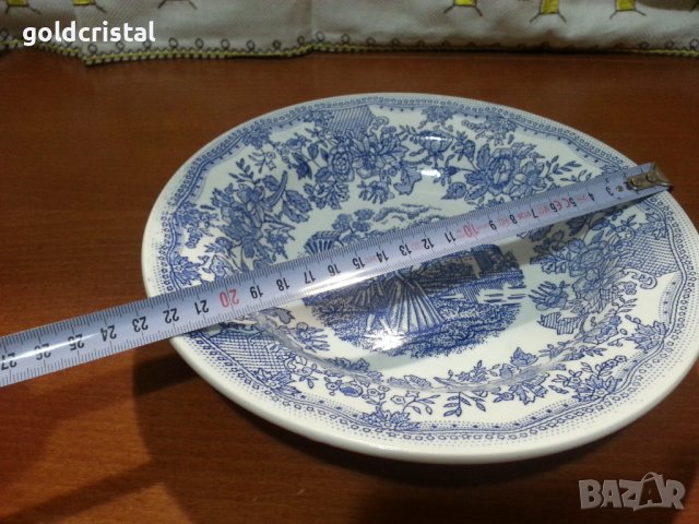 Стар порцелан купа чиния, снимка 4 - Антикварни и старинни предмети - 44343879