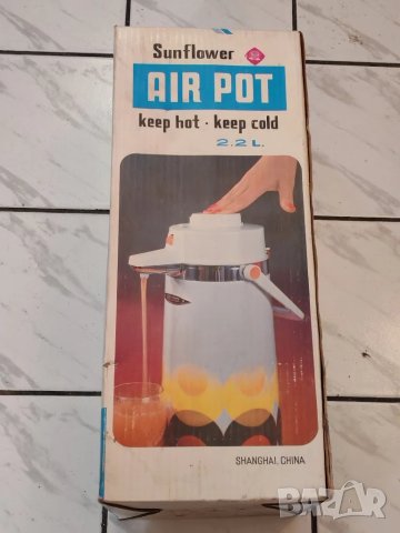 Термус 2.2 литра с помпа. , снимка 5 - Други стоки за дома - 50351714