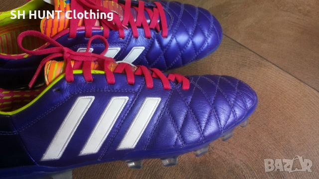 Adidas Adipure 11Pro AG Purple/White Размер EUR 42 / UK 8 бутонки естествена кожа 32-14-S, снимка 4 - Футбол - 52228568