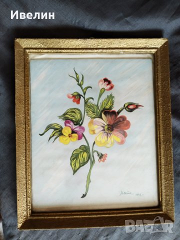 картина-цветя, снимка 2 - Картини - 29580166