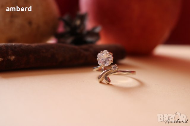 Уникален сребърен пръстен модел R088