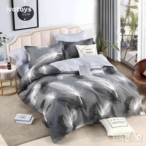 Двулицево спално бельо, 6 части - Модел WS15423, снимка 1