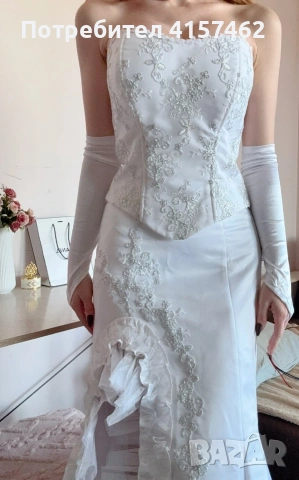 булченски тоалет от 2части и ръкавици , снимка 4 - Рокли - 53137887