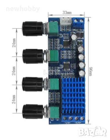 Аудио усилвател 2х80W, снимка 2 - Друга електроника - 49538737