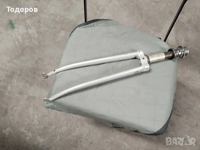 Ретро шосейна вилка Peugeot велосипед колело, снимка 6 - Части за велосипеди - 48345675