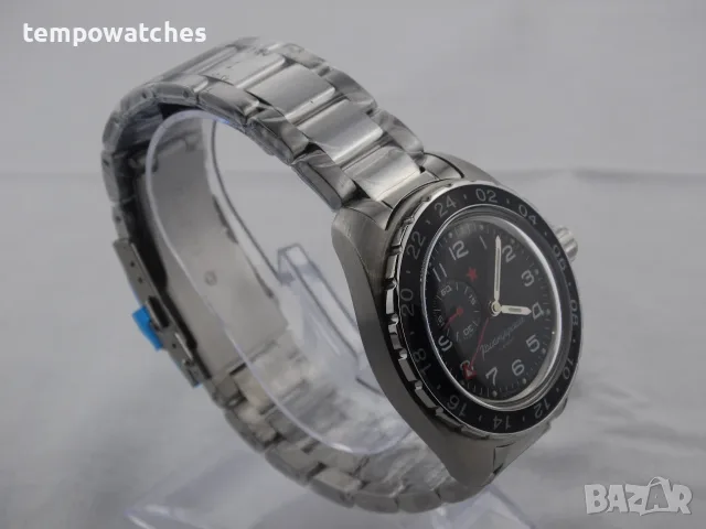 ВОСТОК КОМАНДИРСКИЕ АВТОМАТИЧЕН-GMT ref: 02019А, снимка 14 - Мъжки - 41667266