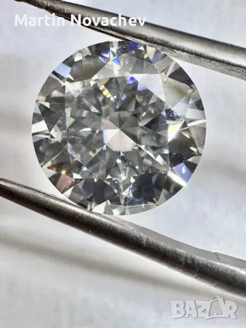 Диамант 4 карата,мойсанит, за бижу и подарък, снимка 7 - Други - 46061589