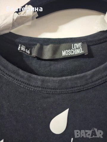 Оригинална тениска Love Moschino , снимка 2 - Тениски - 51859069