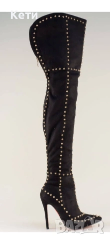 Търся този модел велурени чизми, снимка 2 - Дамски ботуши - 53070881