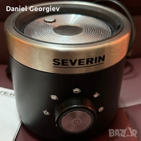 Неупотребяван Пенообразувател за мляко Severin S3588 за топли и студени напитки, снимка 5 - Кафемашини - 53380024