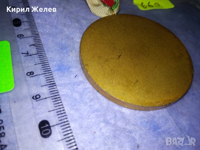 IX РЕПУБЛИКАНСКА СПАРТАКИАДА на СЛУЖИТЕЛИТЕ от МВР ВАРНА 84 РЯДЪК СОЦ БРОНЗОВ СПОРТЕН МЕДАЛ 35406, снимка 5 - Антикварни и старинни предмети - 39807410