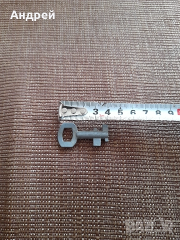 Стар метален ключ #19, снимка 2 - Колекции - 52630204