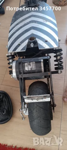 Мощна електрическа тротинетка 2 броя с амортисьори, километрaж.ж 48V, снимка 3 - Скейтборд, ховърборд, уейвборд - 55914356