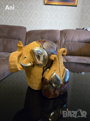 Слонче касичка + декоративни слончета към касичката, снимка 3 - Декорация за дома - 51545933