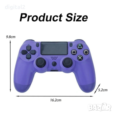 Джойстик за PS4 DualShock 4 Electric Purple v2 Лимитиран ,2 г гаранция, снимка 5 - PlayStation конзоли - 53995444