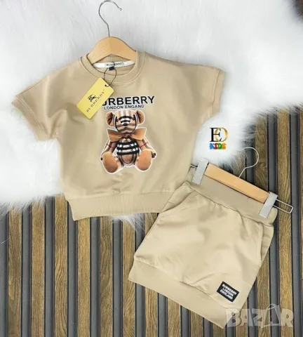 детски комплект тениска и пола burberry , снимка 2 - Детски комплекти - 48550614